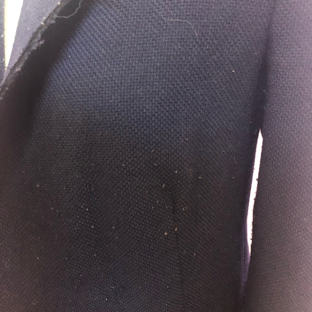 Zara Navy blue knit blazer - Picture 3 of 5